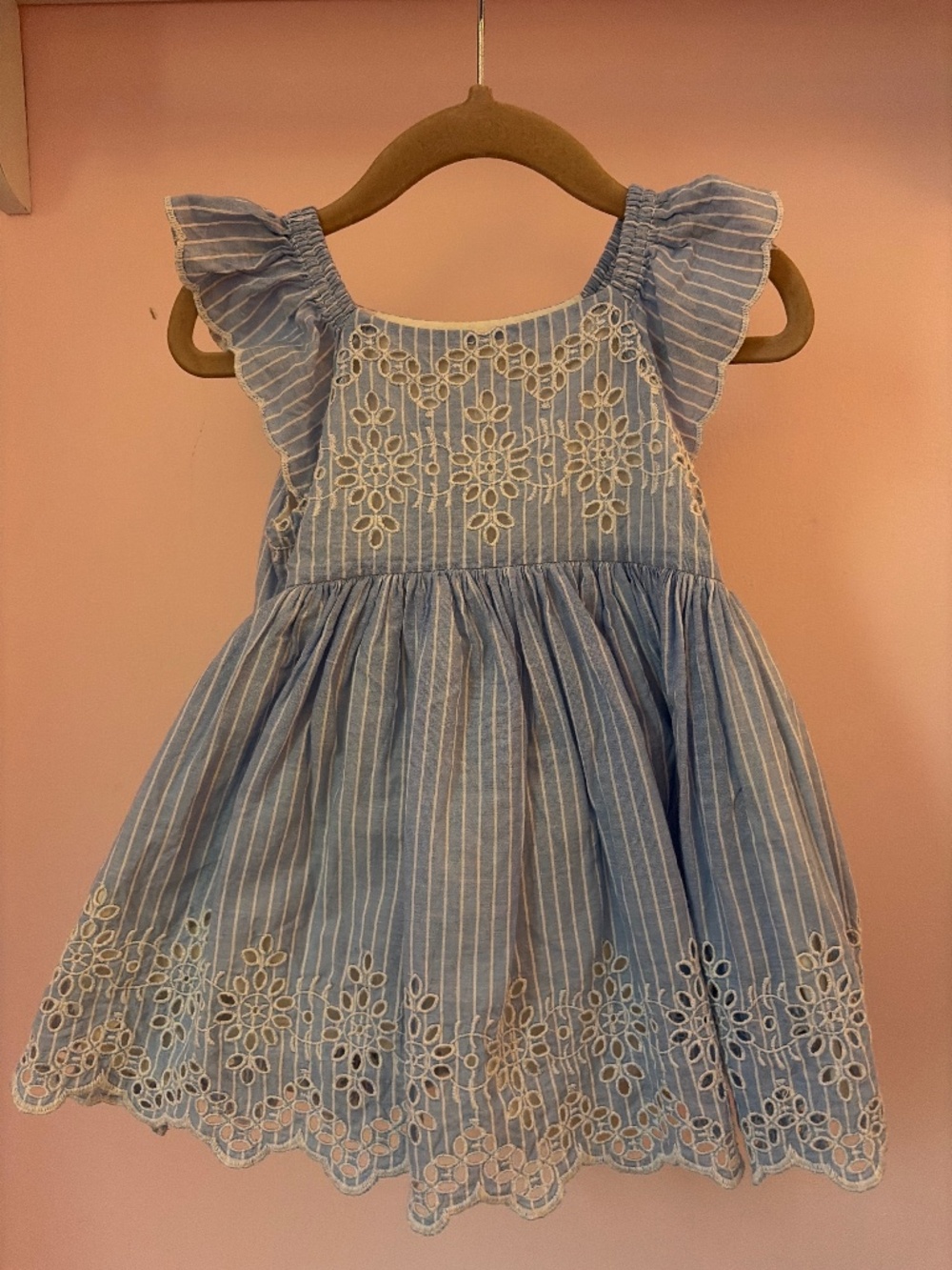 Baby Gap Toddler girls Blue striped dress